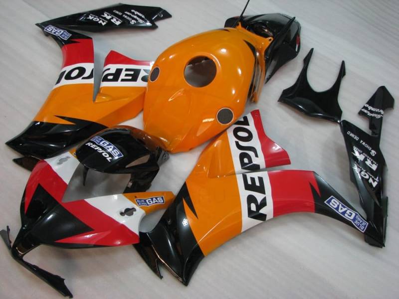 baobaohu Verkleidungssatz Motorrad für CBR1000RR 2012 2013 2014 2015 2016 12 13 14 15 16 CBR1000 RR Verkleidung Kit Karosserie ABS Injection (schwarz orange) 008XU von baobaohu