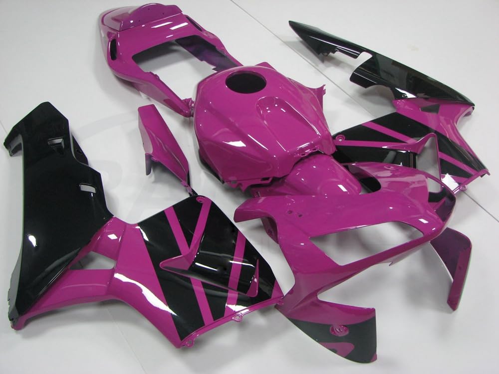 baobaohu Verkleidungssatz Motorrad für CBR600RR 2003 2004 03 04 CBR600 RR Verkleidung Kit Karosserie ABS Injection (Pink Schwarz) 117JA von baobaohu