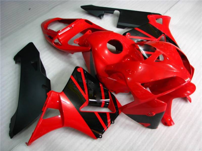 baobaohu Verkleidungssatz Motorrad für CBR600RR 2005 2006 05 06 CBR600 RR Verkleidung Kit Karosserie ABS Injection (schwarz rot) 056RC von baobaohu