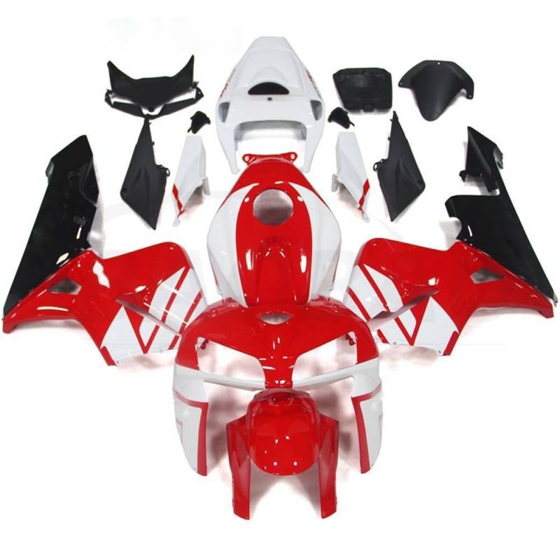 baobaohu Verkleidungssatz Motorrad für CBR600RR 2005 2006 05 06 CBR600 RR Verkleidung Kit Karosserie ABS Injektion (Rot Weiß) 079CC von baobaohu