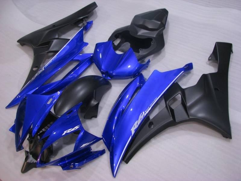 baobaohu Verkleidungssatz Motorrad für YZF-600 R6 2006 2007 06 07 YZF 600 R6 Verkleidung Kit Karosserie ABS Injection (Blau Schwarz) 011PF von baobaohu