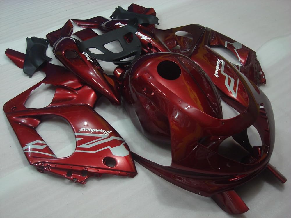 baobaohu Verkleidungssatz Motorrad für YZF600R Thundercat 1997–2007 97–07 YZF 600R Verkleidungssatz Karosserie ABS Injection (rot) 007TQ von baobaohu