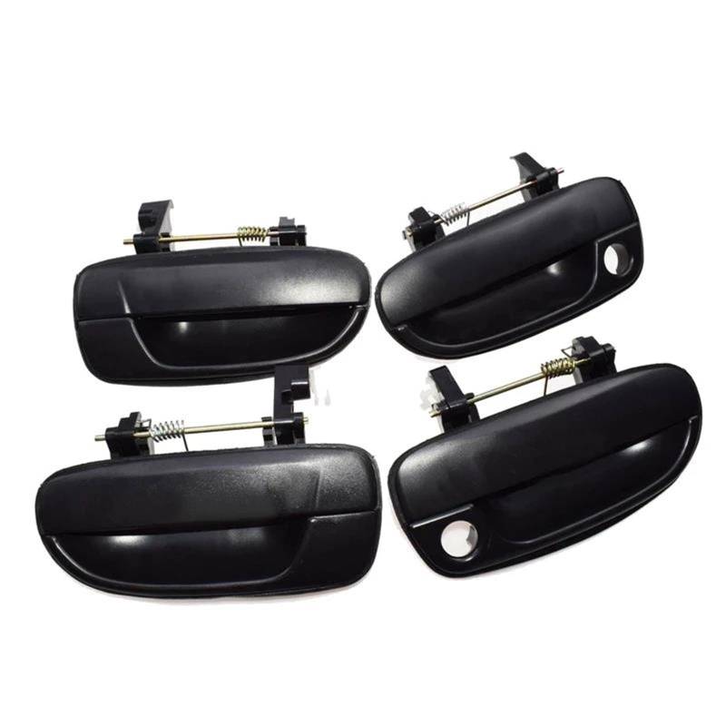 Außen türgriff Für Hyundai Für Accent 2000-2005 Außenteile 4PCS Vorne Hinten Links Rechts Äußere Außen Außentür Griff Schwarz Auto Außen Griff von bcumst