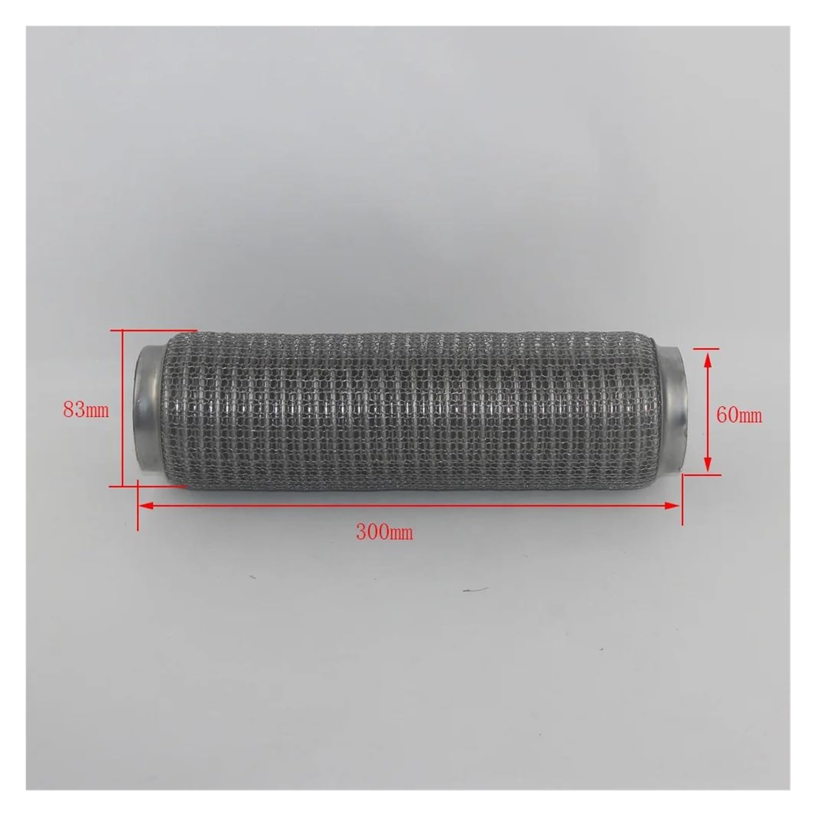 Endrohr 60 Mm Automobil-Auspuffbalg-Edelstahlschlauch Verbunden Mit Dem Schalldämpfer-Stoßdämpfungsschlauch Geflochtenes Hakengeflecht-Expansionsrohr Auto Auspuff Endrohr(H) von bcumst