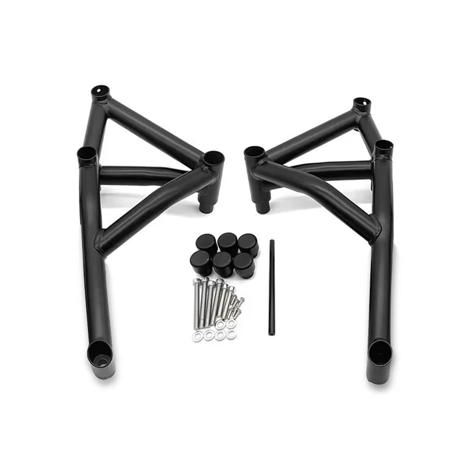 Freeway Sturzbügel Für MT-09 Für FZ-09 Für Tracer 900 2014-2020 Front Crash Bar Motor Schutz Stunt Subcage Passagier Peg Sturzbügel(Black 2014-2016) von bcumst