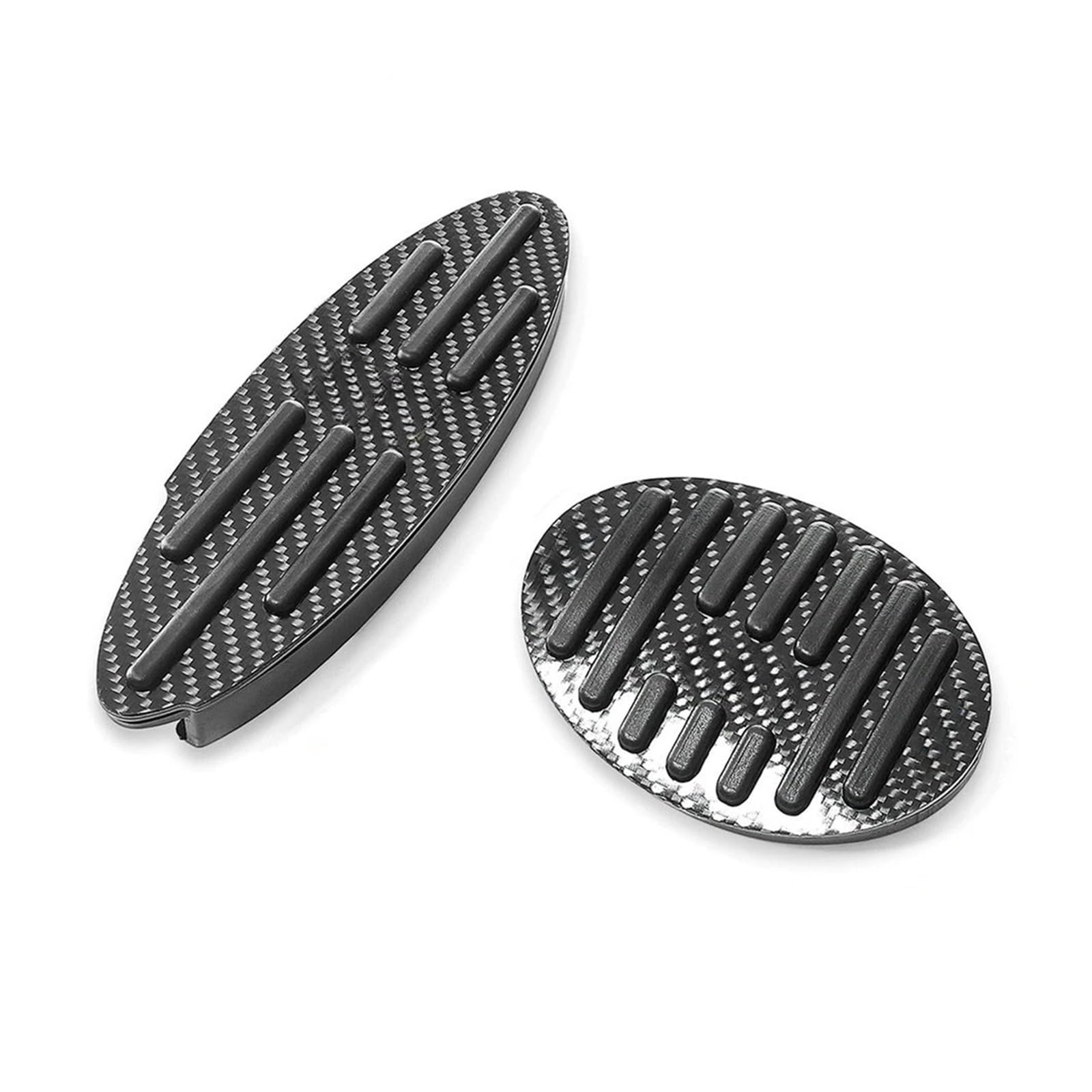 Fußstütze Pedale Für Mini Für Cooper Für R56 Für R57 Hatch 2007~2013 Auto Fußpedale Gas Beschleuniger Bremse Edelstahl rutschfeste Kein Bohren Pedal Pads Auto Pedal Set(2pcs B) von bcumst