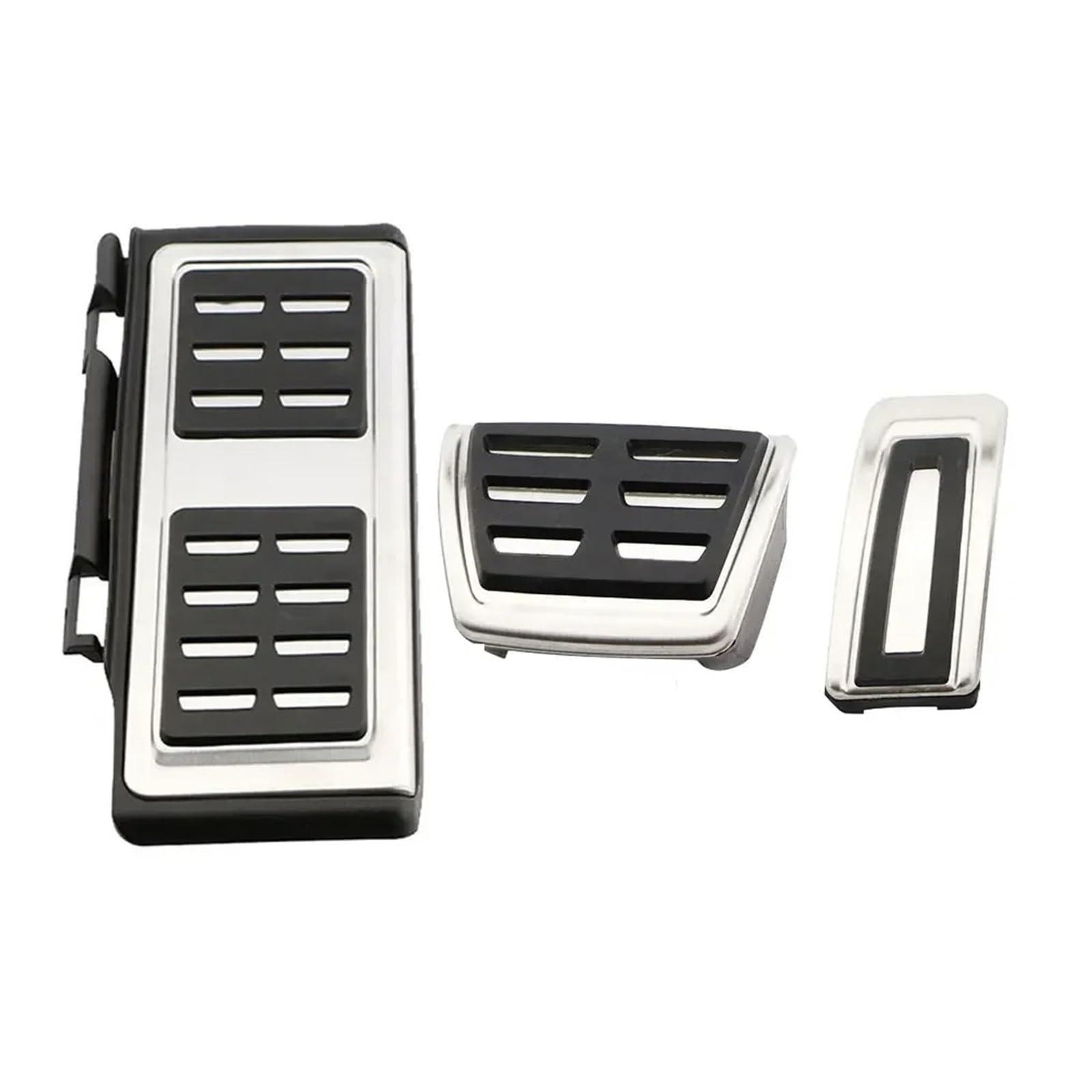 Fußstütze Pedale Für VW Für Golf 7 8 Für GTI MK7 Für Lamando Für Polo A05 Für Passat B8 2000-2022 Edelstahl Pedal Abdeckung Auto Pedal Set(at with Rest) von bcumst