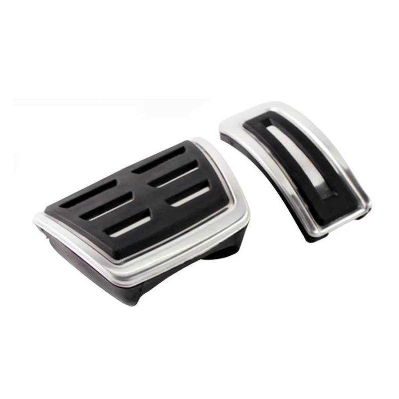 Fußstütze Pedale Für VW Für Golf 8 MK8 R Linie Für GTI 2020 2021 2022 Auto Fuß Pedal Kraftstoff Gas Beschleuniger Bremspedale Abdeckung Anti-Slip Pads Auto Pedal Set(at 2pcs) von bcumst