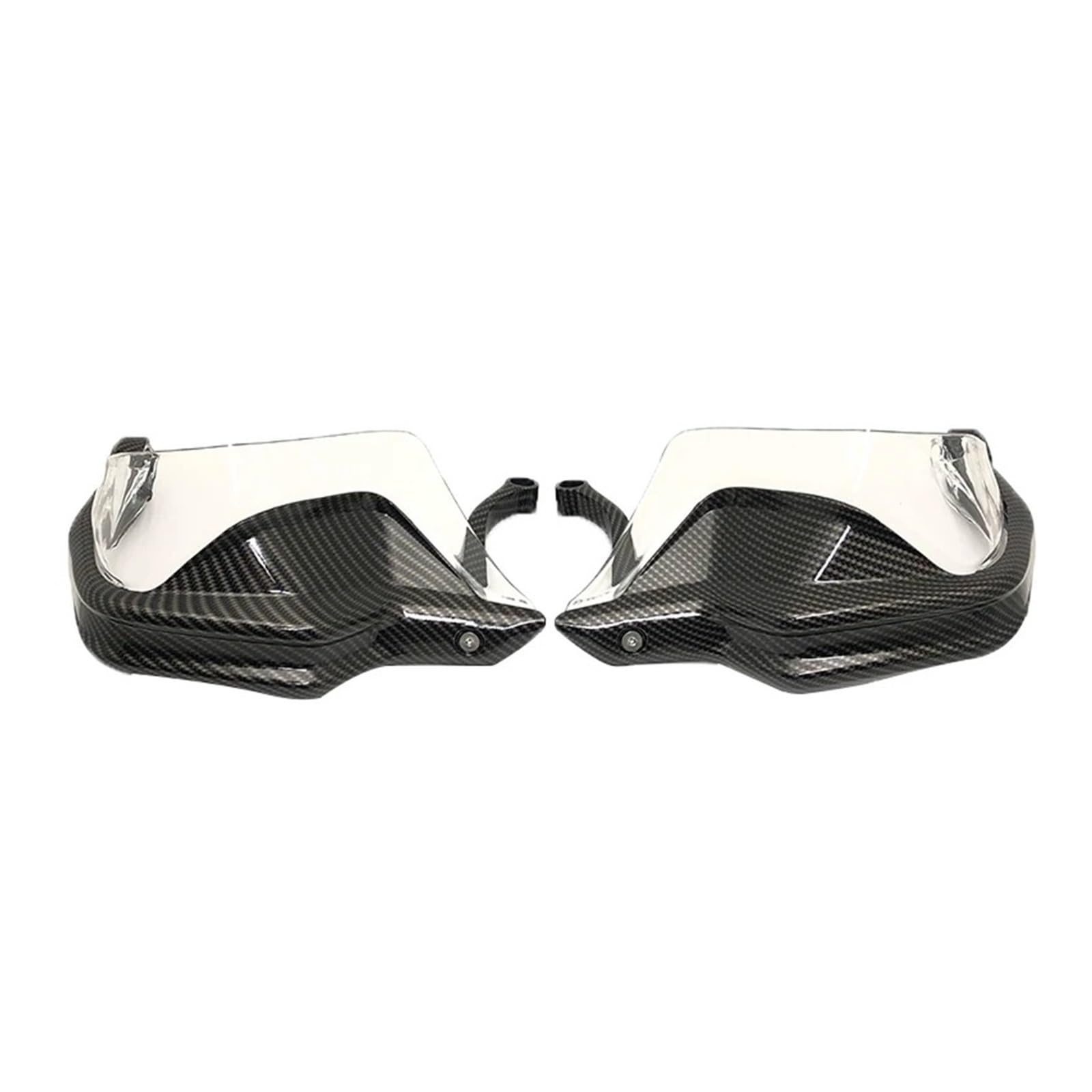 Handschutz Motorrad Für R1200GS LC F800GS F750GS F850GS F900R/XR S1000XR R1250GS Motorrad Handschutz Schild Hand Schutzfolie Windschutzscheibe Lenker Handschützer(Clear Set Carbon) von bcumst