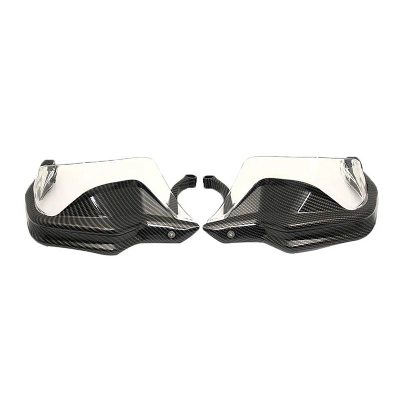 Handschutz Motorrad Für R1200GS LC F800GS F750GS F850GS F900R/XR S1000XR R1250GS Motorrad Handschutz Schild Hand Schutzfolie Windschutzscheibe Lenker Handschützer(Clear Set Carbon) von bcumst