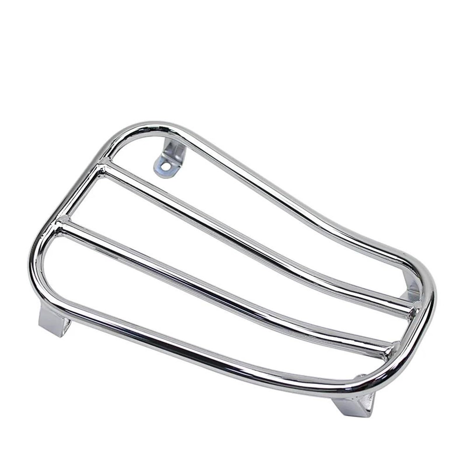 Motorrad Gepäckträger Fußpedal Hinten Gepäck Rack Halterung Halter Für Vespa GT GTS GTV 60 125 200 250 300 300ie Motorrad Zubehör Motorradgepäckträger Hinten(Chrome) von bcumst