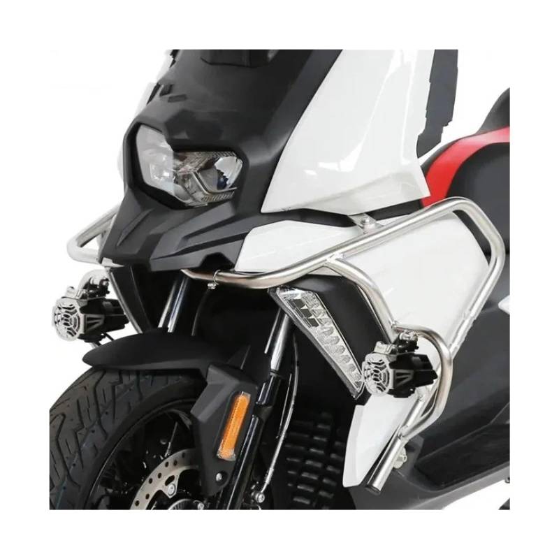 Motorrad Stoßstange Für C400X C 400X C400 XC 400 X Motorschutzbügel Sturzbügel Motorrad Stoßstangen Stahl Stunt Käfigschutz Sturzbügel Tank Stoßstangenschutzbügel Highway Sturzbügel(Silber) von bcumst