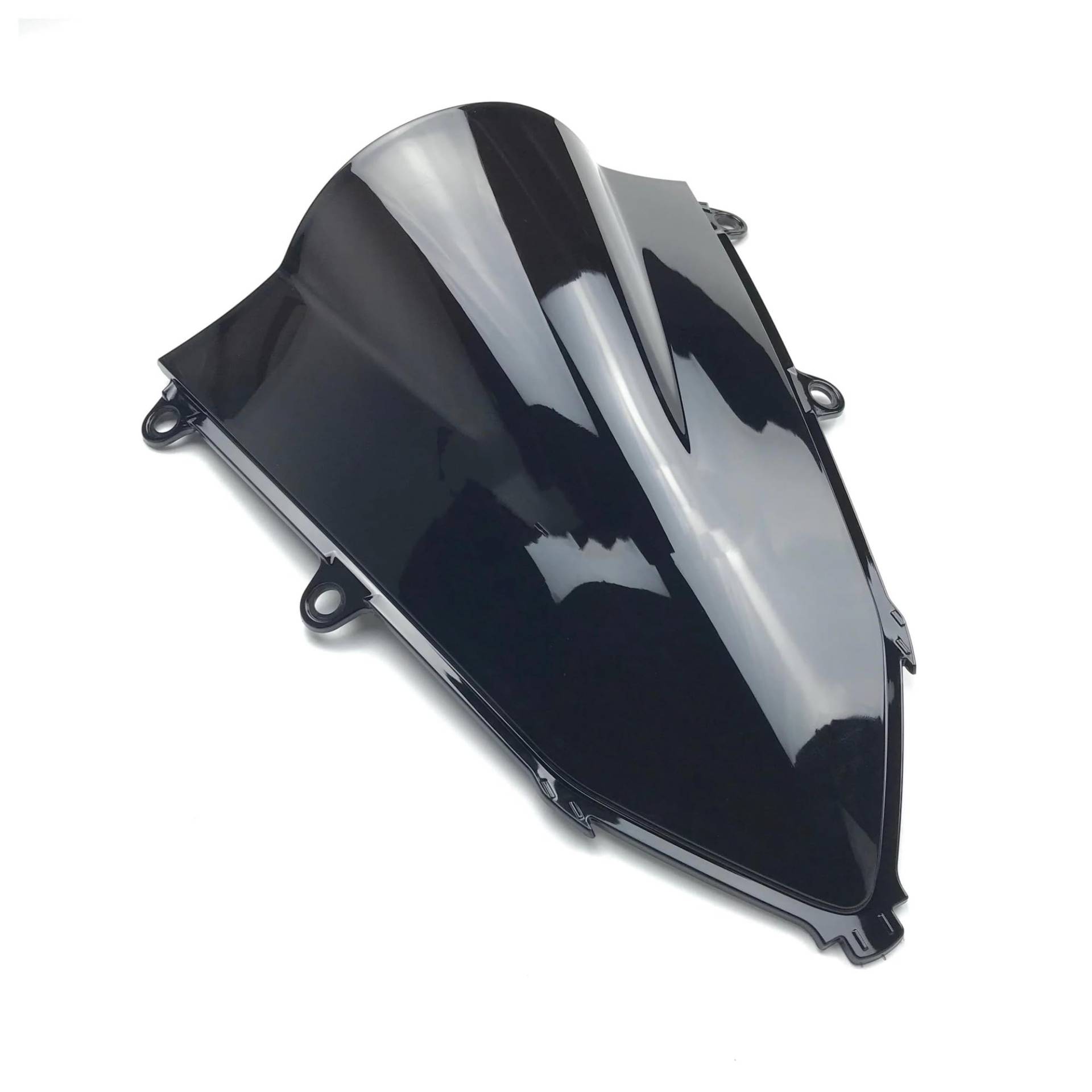 Motorrad Windschutzscheibe Für CBR650R Für CBR650 CBR 650 R 2019 2020 Motorrad Windschutzscheibe Windschutz Double Bubble Windabweiser Motorrad(Schwarz) von bcumst