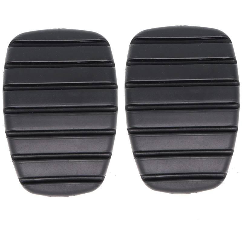 beabadoobee Auto Gummi Bremse Kupplung Fuß Pedal Pad Abdeckungen Fit for Renault Clio 2 3 4 BB CB BR CR Lutecia 1998-2020 Taxi Express Nissan Platina Pedale (Color : 2Pc) von beabadoobee