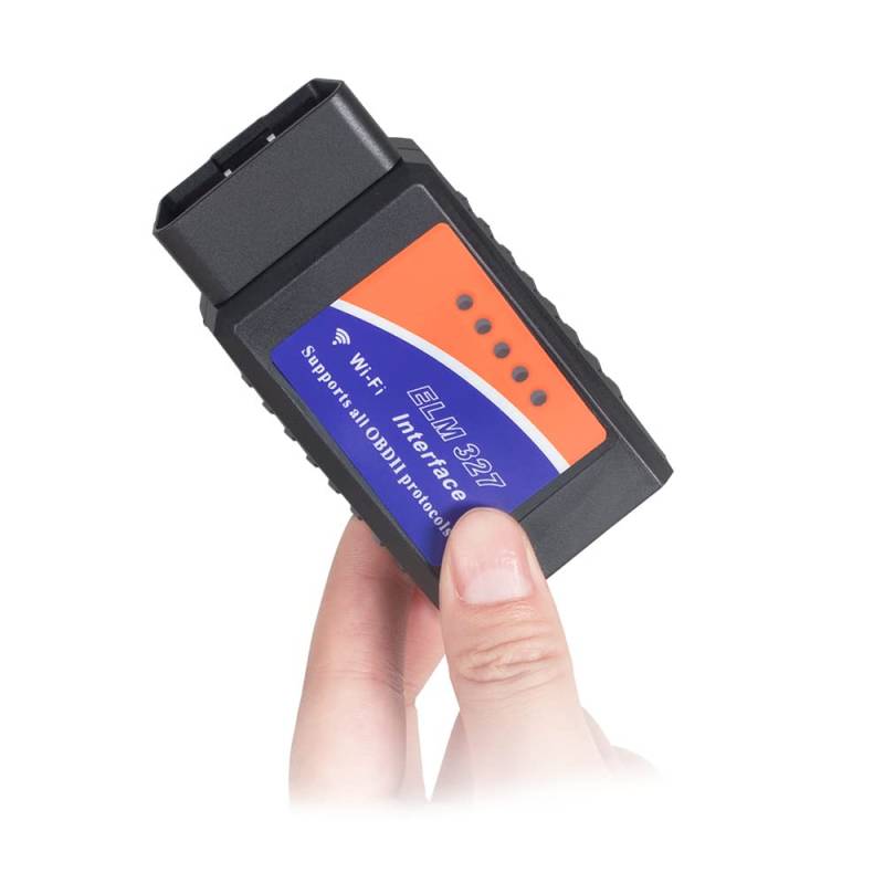 WiFi OBD2 Diagnose-Scanner für Autos, Black-OBD Koffer Diagnose Auto Multimarke, unterstützt Srvice Französisch 7/7, Lesen und Löschen von Fehlercodes, V1.5 Diagnose Interface Scanner von beseloa