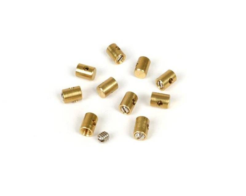 BGM Klemmnippel/Schraubnippel Set D=5,5x7,5mm 10 Stück Universal kompatibel für Roller, Motorrad, Moped, Mofa, Quad, Vespa Gaszug Chokezug von bgm ORIGINAL SUPERCHARGED