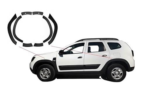 ABS Kotflügel-Zierleisten-Set, 8-teilig, 2010–2017 für Dacia Duster von boa line