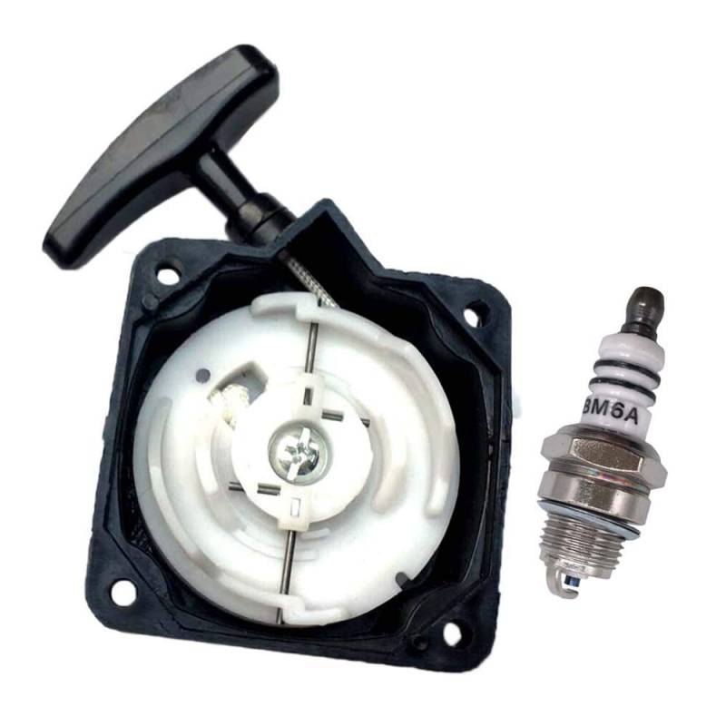 BOOSTI Seilzugstarter mit Zündkerze für AL-KO BC 4125 / BC 4535 / BC 410 / II II-S Comfort Motorsense von boosti