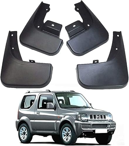 buhb 4 Stück Auto Schmutzfänger für Suzuki Jimny 2005-2016, Kotflügel Vollschutz Set Spritzschutz, Fender Schmutzfänger Vorne und Hinten Kotflügel Fahrzeu Zubehör von buhb