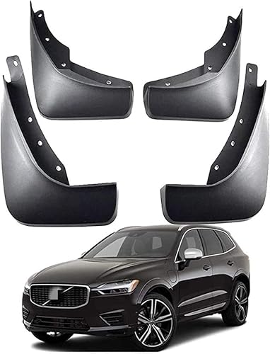 buhb 4 Stück Auto Schmutzfänger für Volvo XC60 Sports R-Design 2018-2020, Kotflügel Vollschutz Set Spritzschutz, Fender Schmutzfänger Vorne und Hinten Kotflügel Fahrzeu Zubehör von buhb