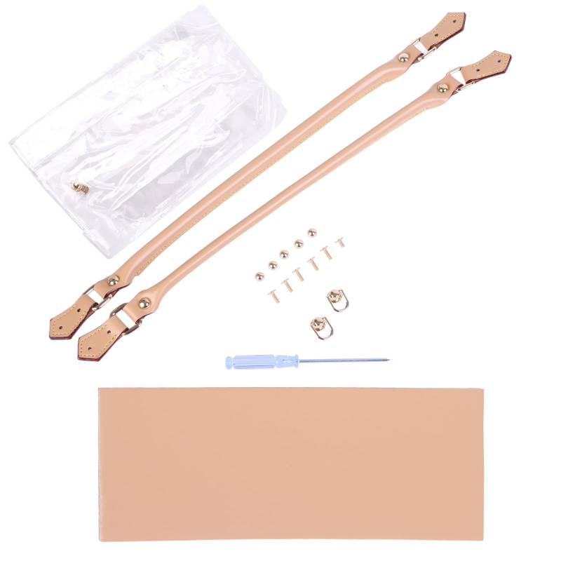 Klar PVC DIY Tote Tasche Handtasche Making Kit Handgemachte Geschenktüten Handwerk Zubehör Werkzeug Set Nähen Handtasche Zubehör von caoxhenr