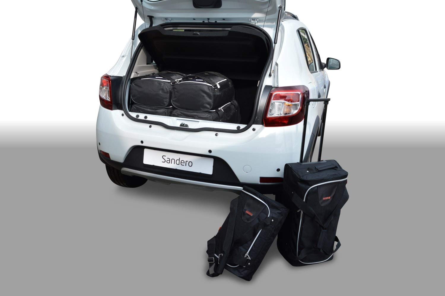 car-bags.com D20201S Sandero Travel Bag Set Trolley 3X Handbag von car-bags.com