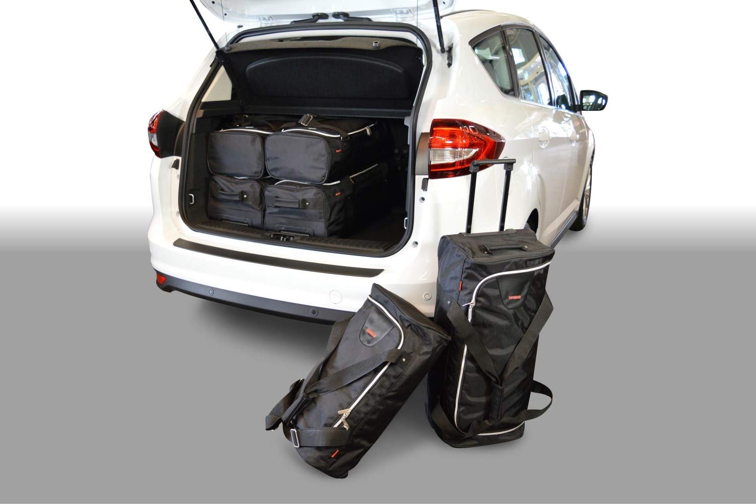 car-bags F11001S C-MAX (C344) Reistassen-Set Trolley + 3 x Handtas von car-bags