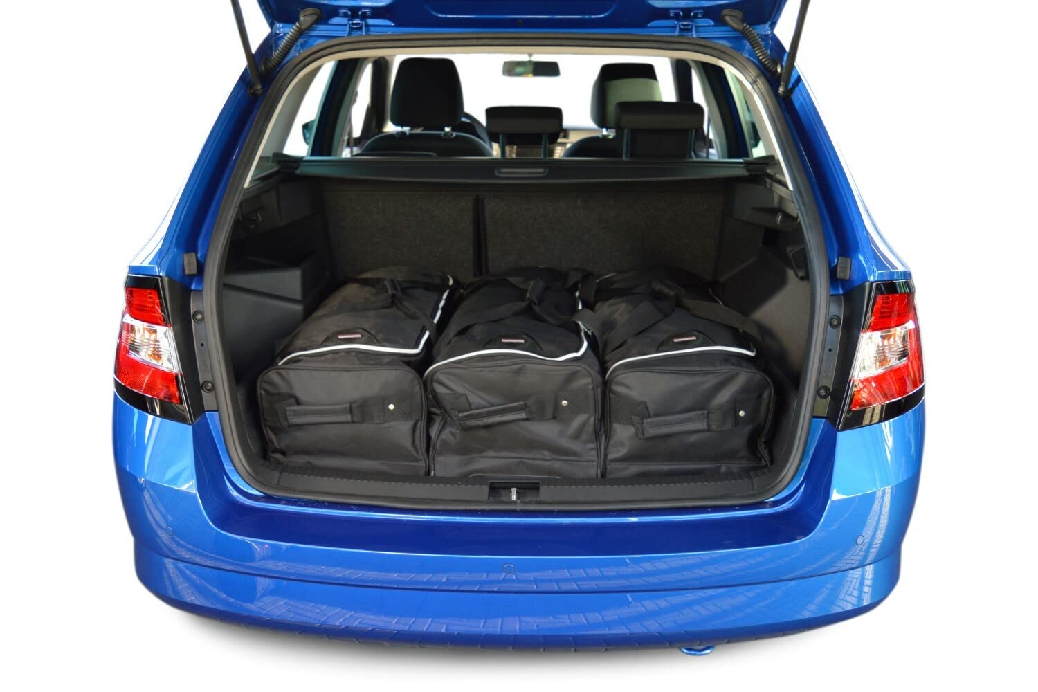 car-bags S51001S Fabia III (NJ) Kombi Reistassen-Set Trolleys + 3X Handt von car-bags