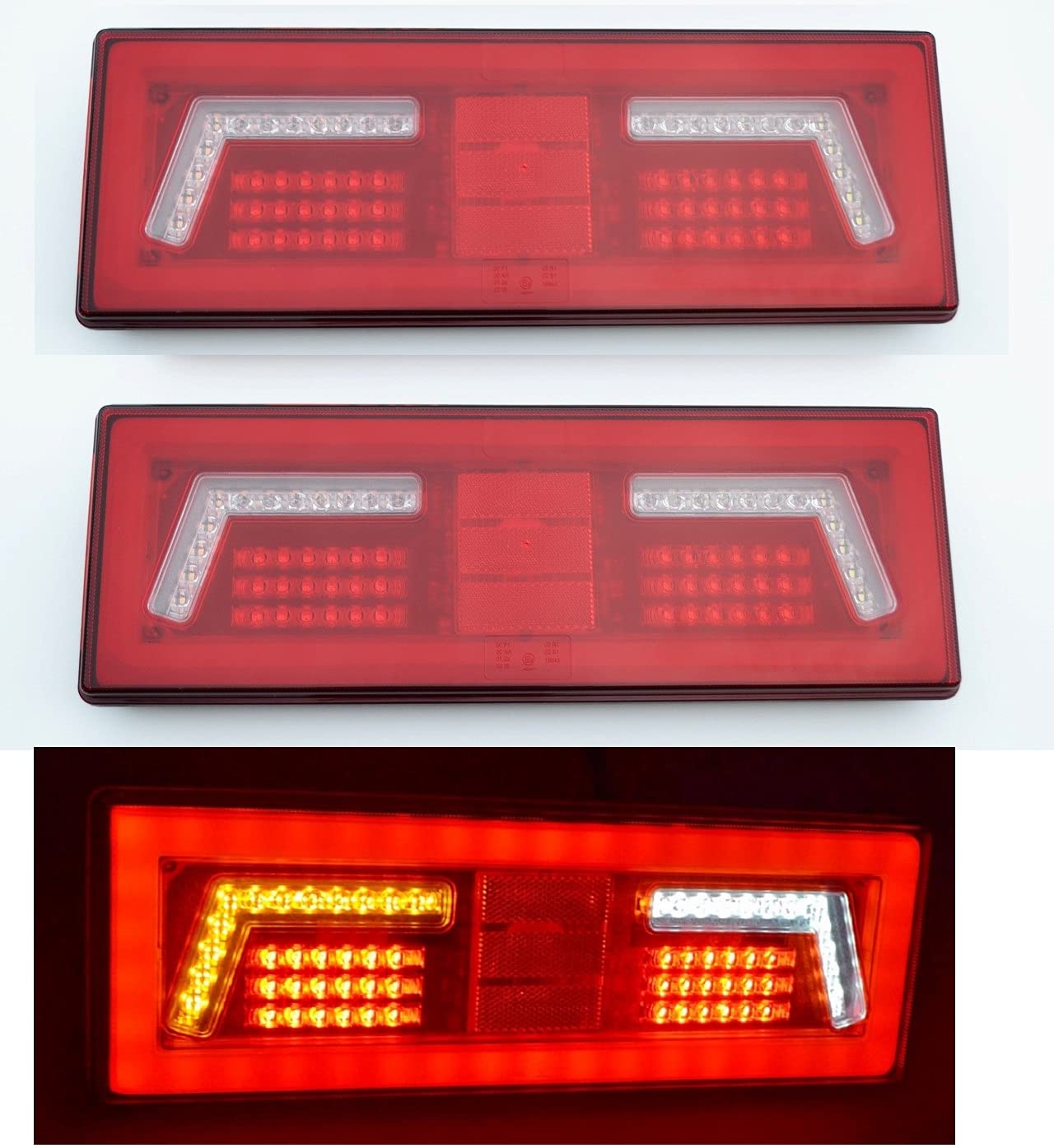 2 x NEON Slim LED 12/24V LKW Anhänger Chassis Van von carm