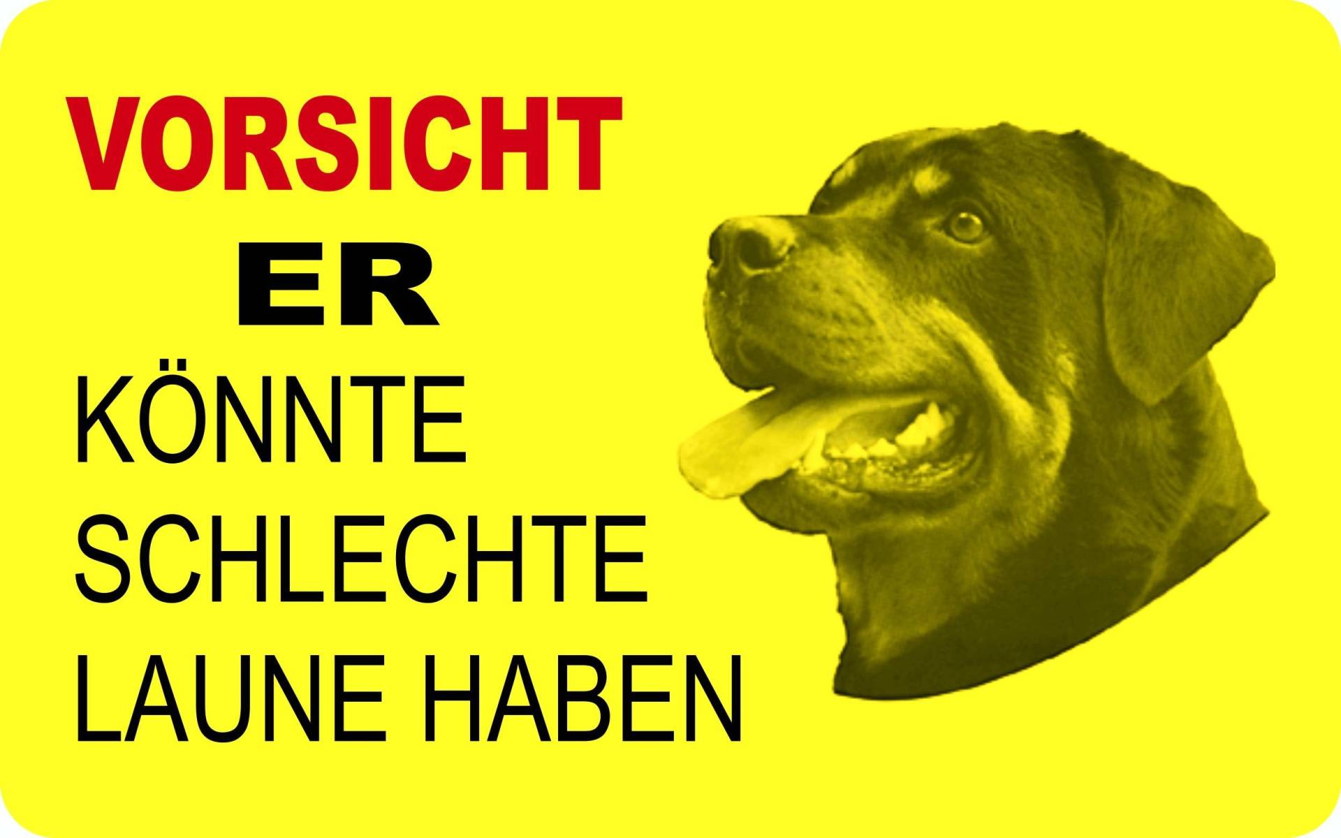 carstyling XXL Aufkleber Hund Vorsicht er könnte schlechte Laune haben von carstyling XXL