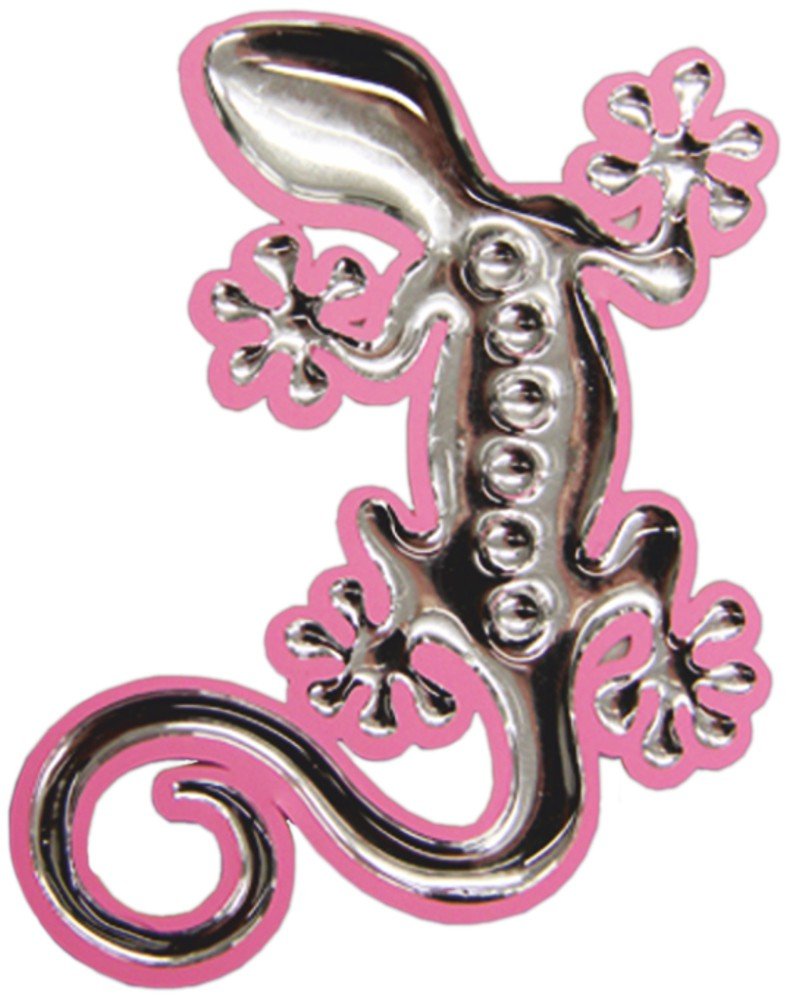 carstyling XXL 3D-Chrome-Sticker Gecko 80 x 60 mm von carstyling XXL