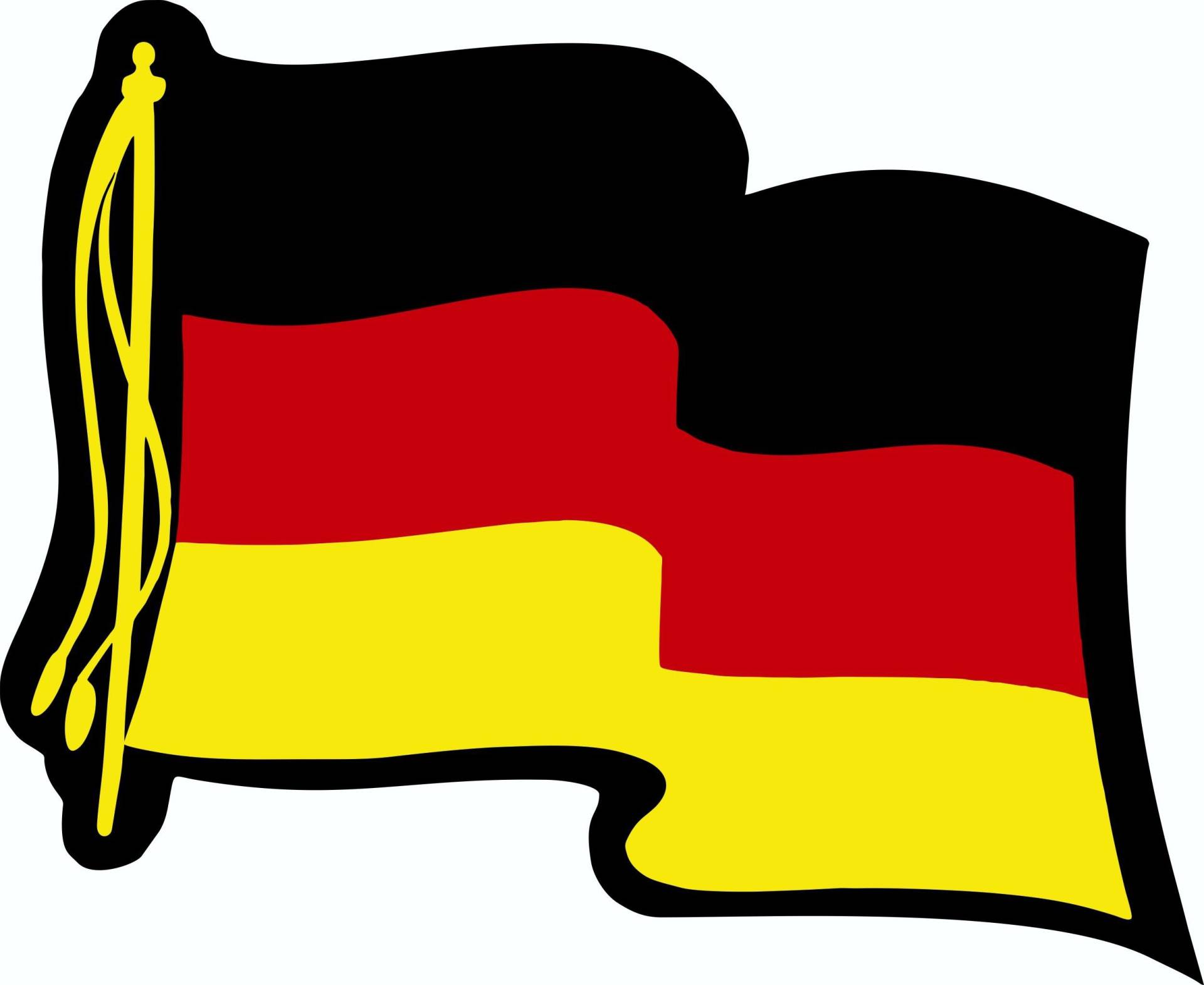 carstyling XXL Aufkleber Deutsche Flagge 60 x 80 mm Deutschland Fanartikel von carstyling XXL