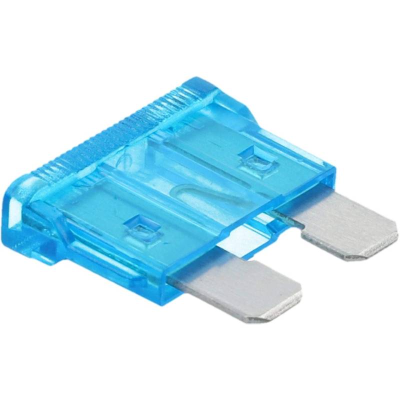 CARTREND 10473 Flachstecksicherungen-Set 15 Ampere, Blau, 5-teilig von cartrend