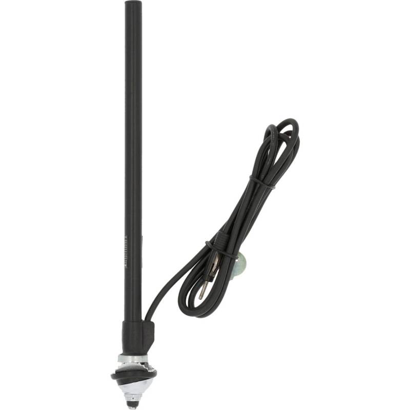 CARTREND 10510 Teleskop-Antenne für alle Fahrzeugfabrikate und Autoradiotypen geeignet 100cm, chrom, schwarz von cartrend