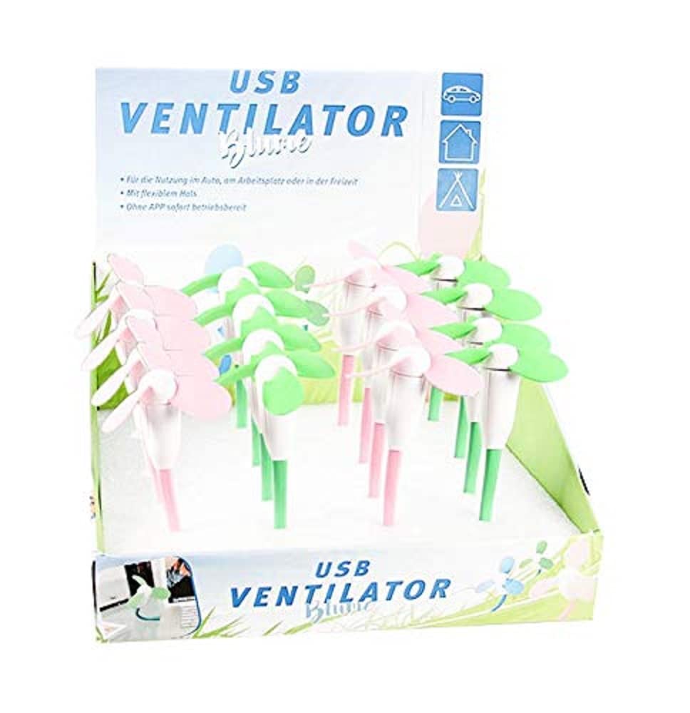 Cartrend 154000 USB Ventilator Blume von cartrend