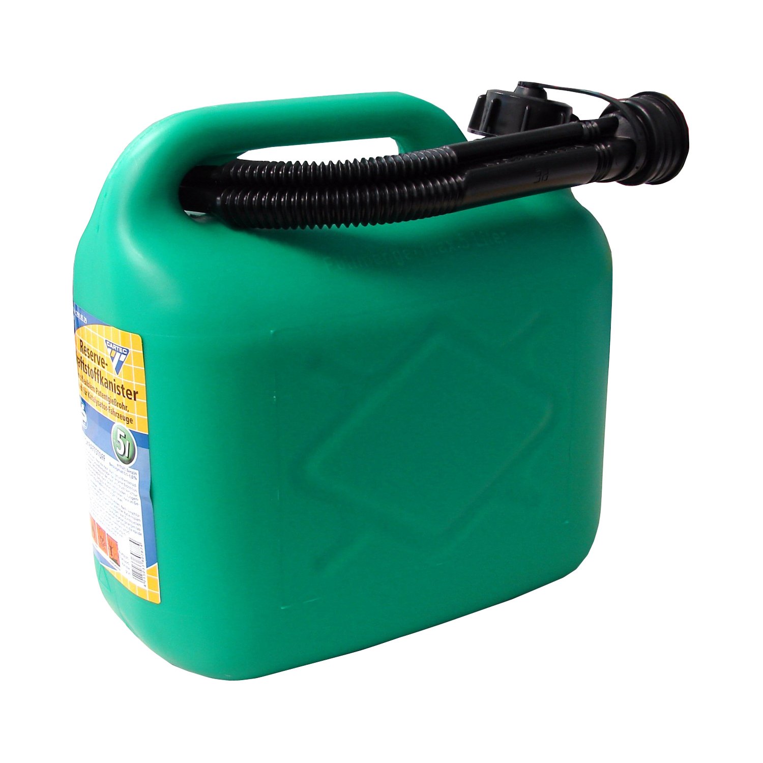 Cartrend 2910529 Kraftstoffkanister, PVC, UN-Zulassung, Grün, 5 Liter von cartrend