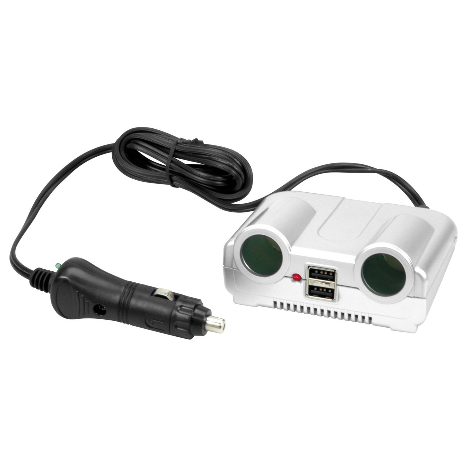 Cartrend 80221 Doppelsteckdose 12 Volt mit USB-Port von cartrend