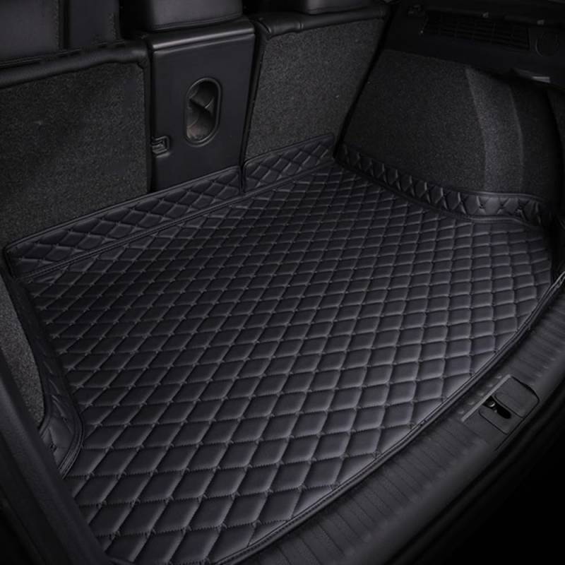 Auto Kofferraummatten für Lexus NX 450H 2021+, Leder Stamm Matten Kofferraumteppiche Wasserdicht rutschfest Kratzfeste Innenraum Zubehör,B von ccZQNB