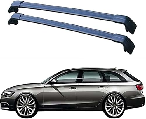 Dachgepäckträger Querträger für Audi A6 Avant Immobilien C7 2012-2017, Fahrradgepäckträger/Stützschienen Reisezubehör/Autoumbauteile von cchhHUAc