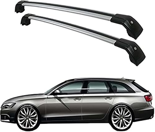Dachgepäckträger Querträger für Audi A6 Avant Immobilien C7 2012-2017, Fahrradgepäckträger/Stützschienen Reisezubehör/Autoumbauteile von cchhHUAc