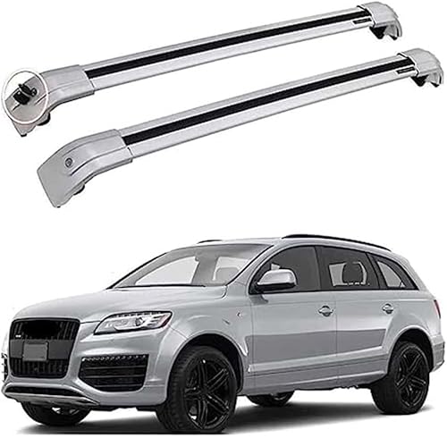 Dachgepäckträger Querträger für Audi Q7 2007-2015, Fahrradgepäckträger/Stützschienen Reisezubehör/Autoumbauteile von cchhHUAc