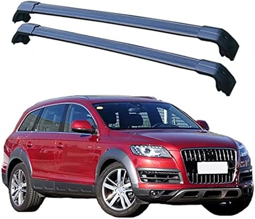 Dachgepäckträger Querträger für Audi Q7 5 4L SUV 2006-2015, Fahrradgepäckträger/Stützschienen Reisezubehör/Autoumbauteile von cchhHUAc