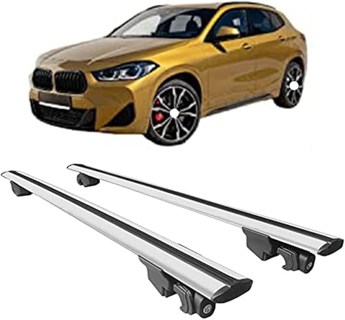 Dachgepäckträger Querträger für BMW X2 (F39) 2018-2023, Fahrradgepäckträger/Stützschienen Reisezubehör/Autoumbauteile von cchhHUAc