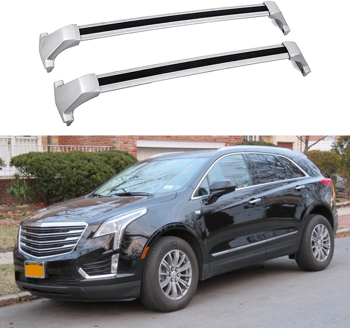 Dachgepäckträger Querträger für Cadillac XT5 2016 2017 2018 2019, Fahrradgepäckträger/Stützschienen Reisezubehör/Autoumbauteile von cchhHUAc