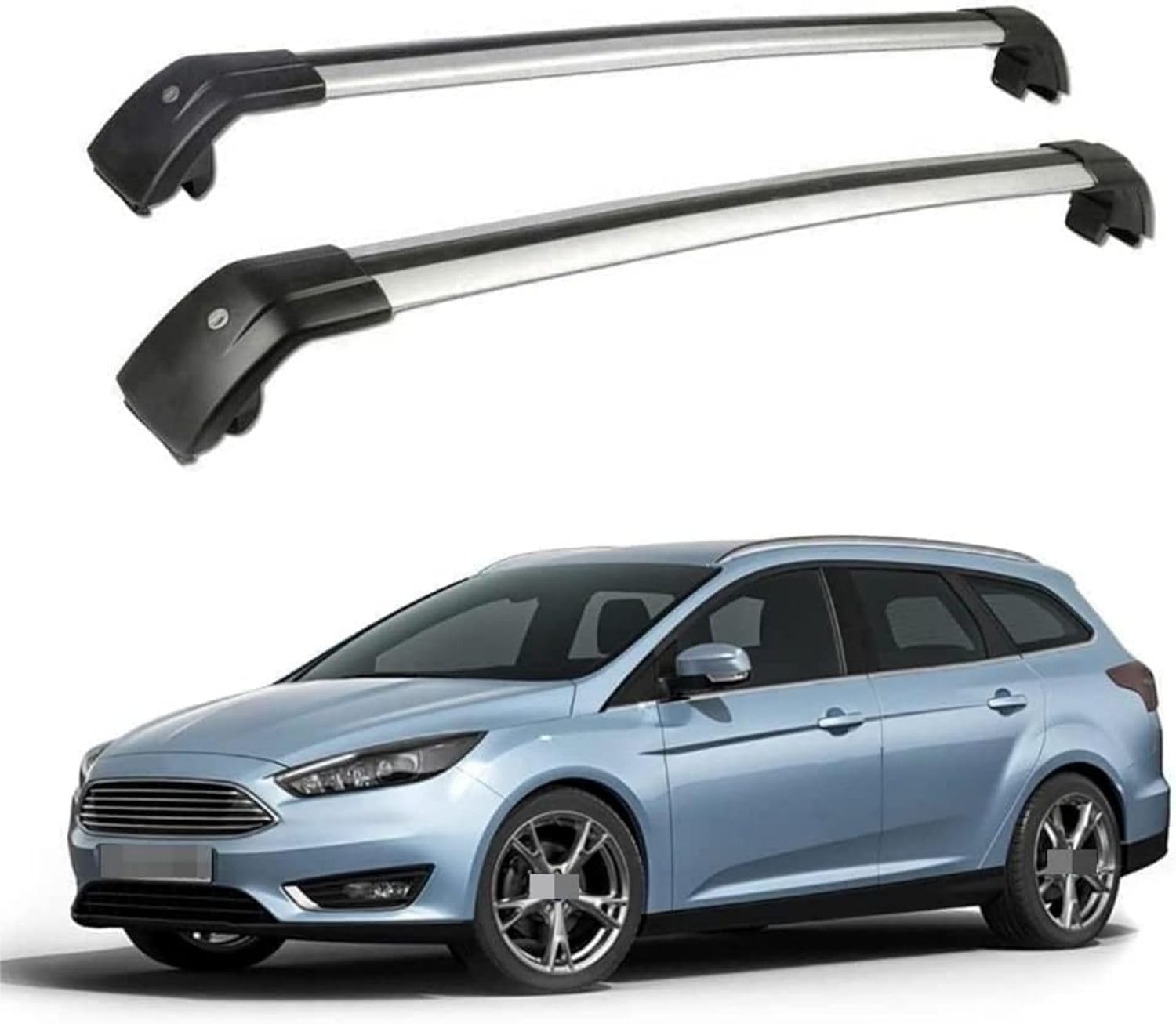 Dachgepäckträger Querträger für Ford Focus Estate 2011-2018, Fahrradgepäckträger/Stützschienen Reisezubehör/Autoumbauteile von cchhHUAc