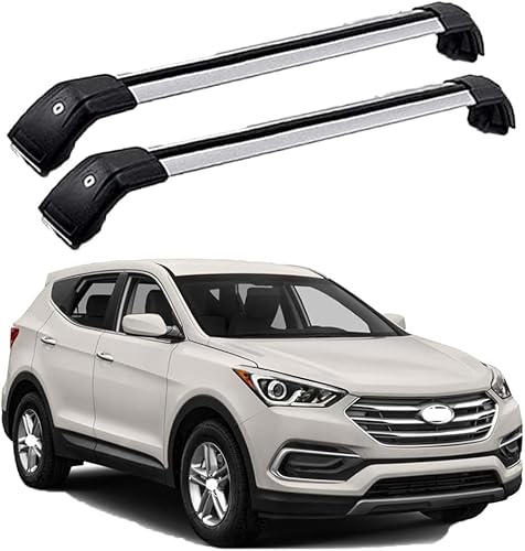 Dachgepäckträger Querträger für Hyundai Santa Fe SUV (2018-), Fahrradgepäckträger/Stützschienen Reisezubehör/Autoumbauteile von cchhHUAc