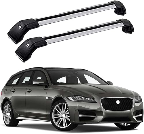 Dachgepäckträger Querträger für Jaguar XF Sportbrake 2010-2016, Fahrradgepäckträger/Stützschienen Reisezubehör/Autoumbauteile von cchhHUAc