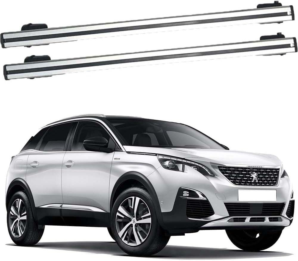 Dachgepäckträger Querträger für Peugeot 3008 SUV 2017, Fahrradgepäckträger/Stützschienen Reisezubehör/Autoumbauteile von cchhHUAc