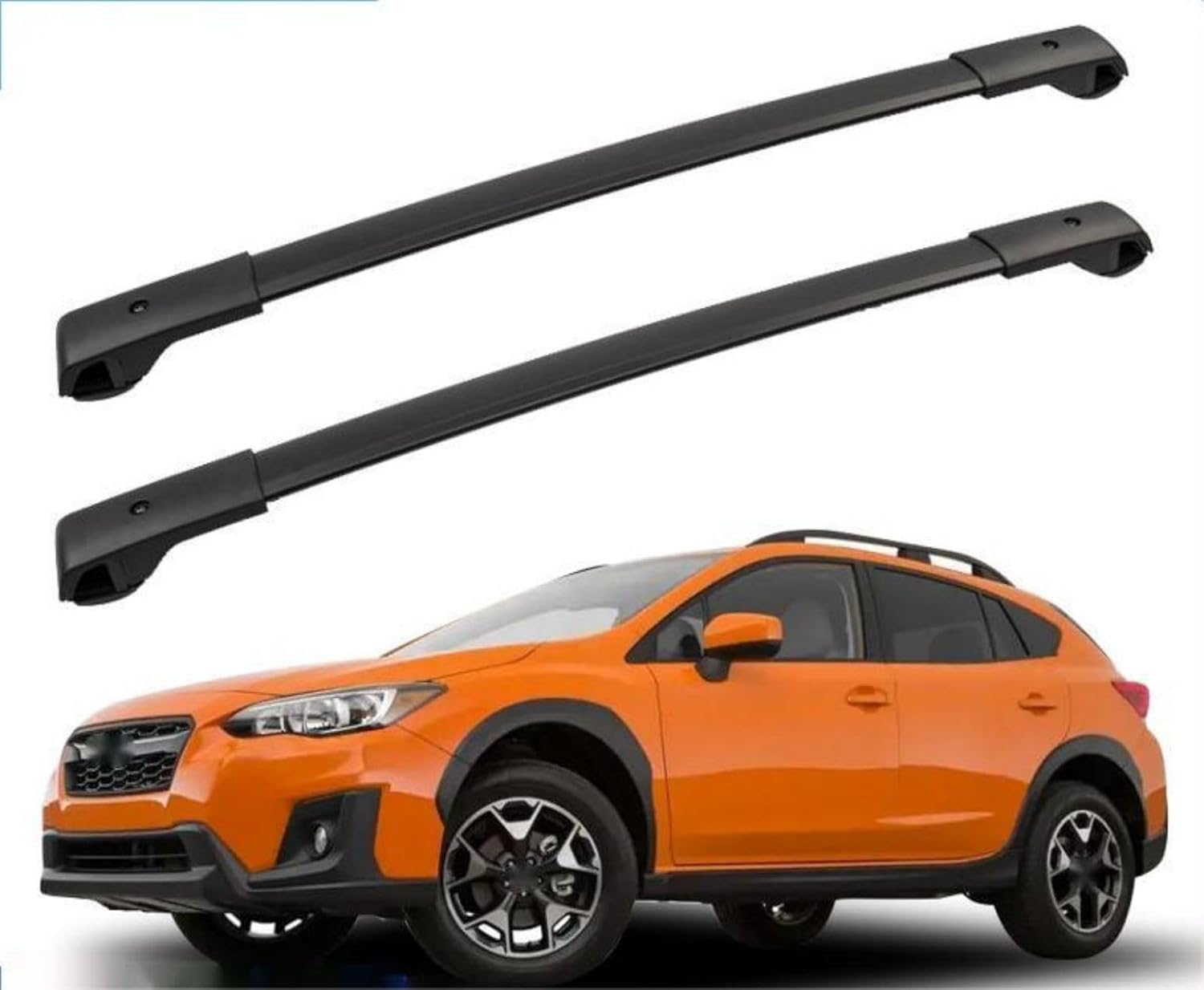 Dachgepäckträger Querträger für Subaru Crosstrek 2018 2019 2020 2021, Fahrradgepäckträger/Stützschienen Reisezubehör/Autoumbauteile von cchhHUAc