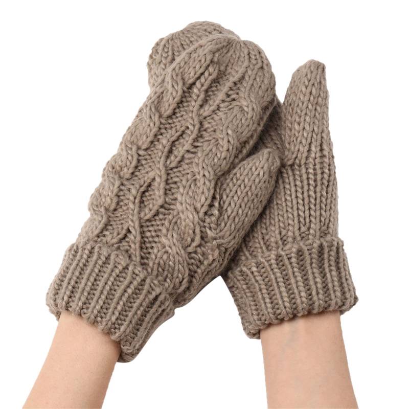 cfpqv Winterhandschuhe für Damen, warmer Handschuh, winddicht, elastisch, SMS, schwarze Handschuhe, Damen Damen Kostüm Karneval (Khaki, One Size) von cfpqv